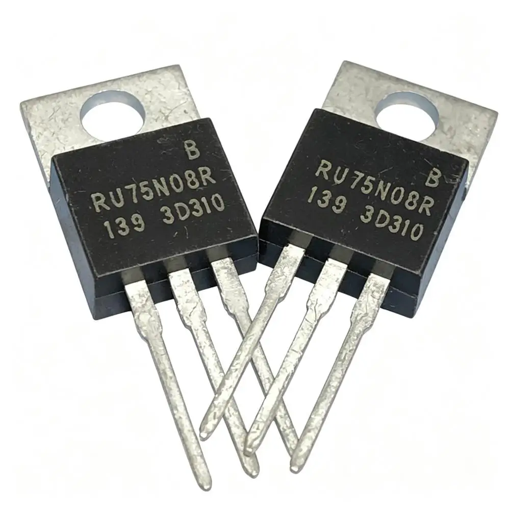 5piece RU75N08R 75V 80A TO-220