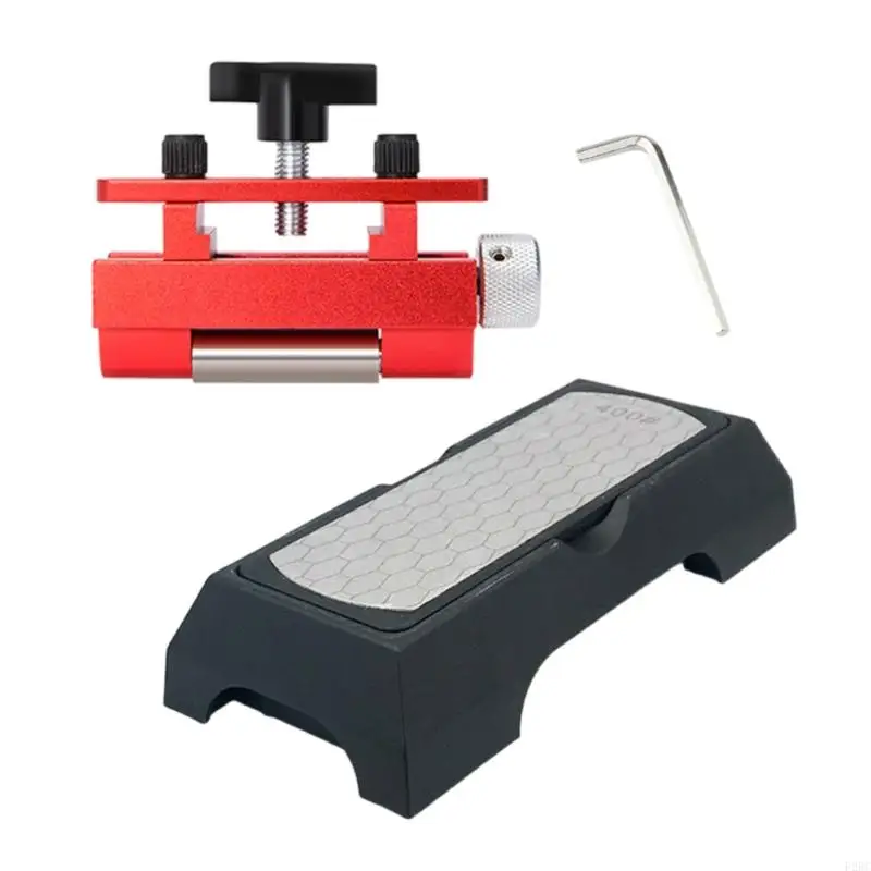 

F26C Adjustable Sharpening Jig with Top Fastening Screws for Stability Precise