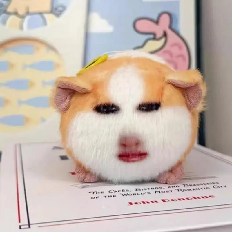 

1Pcs Vocal Cute Stuffed Animal Keyring Funny Creative Plush Dutch Pig Pendant Fluffy Soft Cartoon Pig Doll Birthday Gift