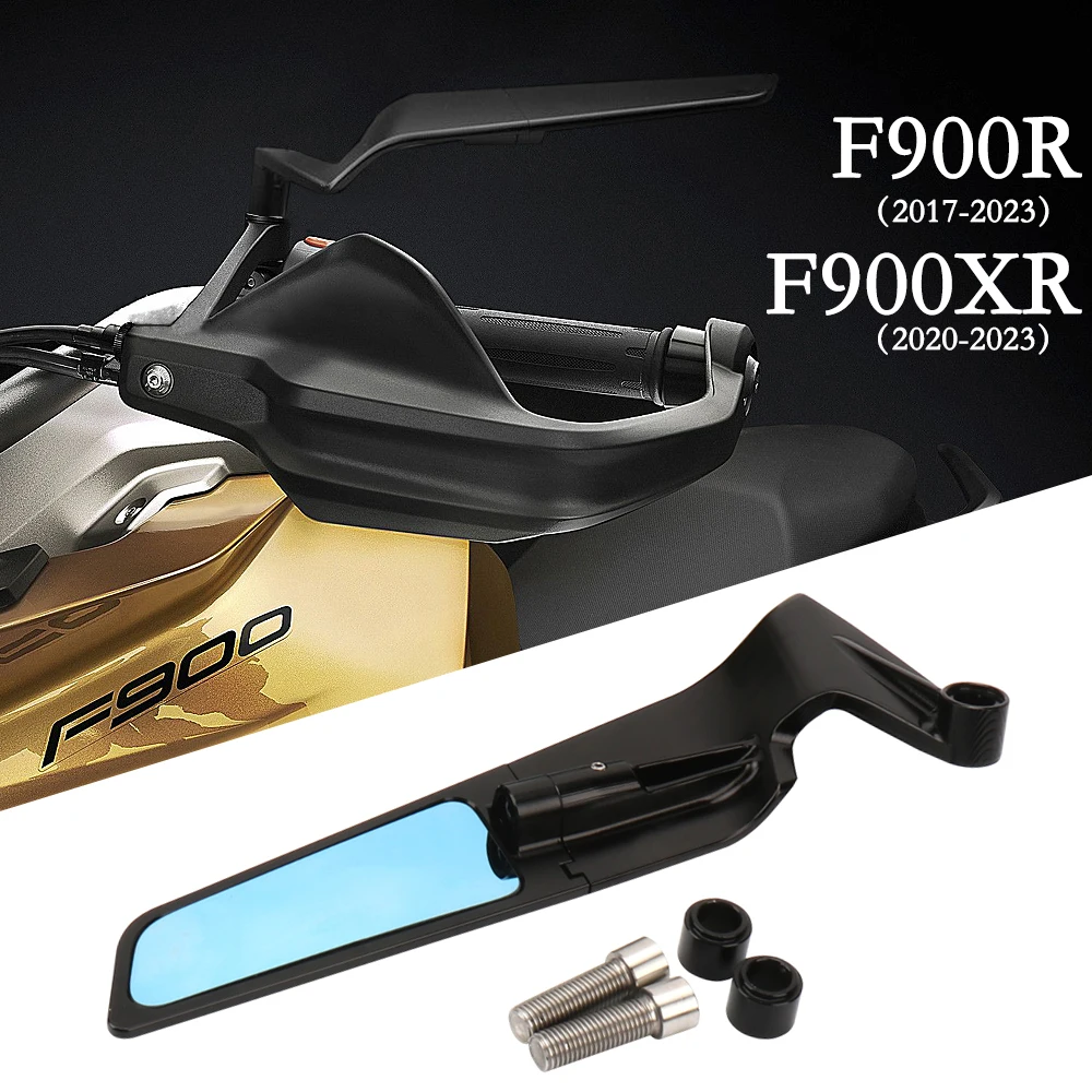 

For BMW F900R 2017-2023 F900XR 2020-2023 F900 R XR Motorcycle Mirror Modified Wind Wing Adjustable Rotating Rearview Mirror 2022