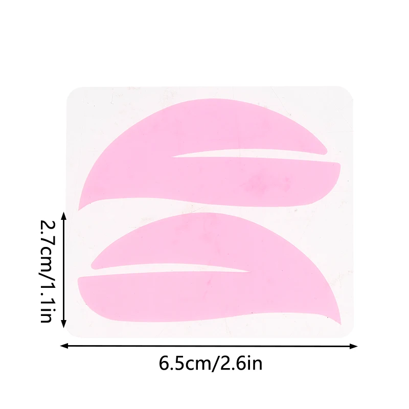 New Reusable 1Pair Eye Pads Silicone Stripe Lash Lift Eyelash Extension Hydrogel Patches Under Eye Gel Patch Makeup Tools