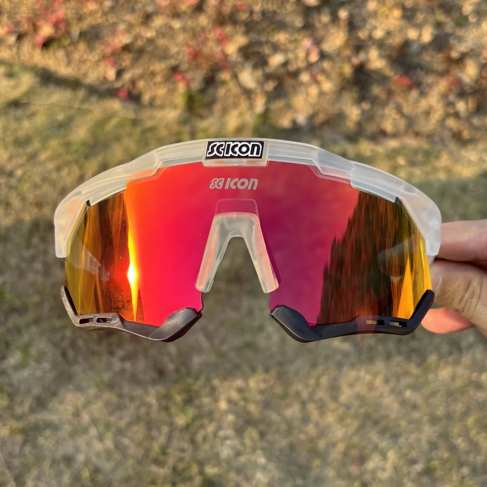 SCICON Photochrome Fahrradbrille Outdoor-Sportsonnenbrille Herren MTB-Fahrradbrille Damen Straßen-Mountainbike-Brille – Detail 13