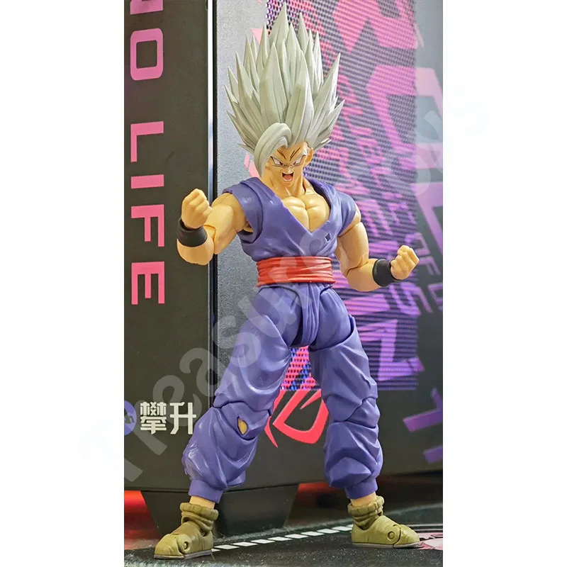 In Stock HM Studio Gohan Head Sculpt Dragon Ball Super Saiyan Gohan Beast Head Accessories Anime Action Figures Model Toys Gifts