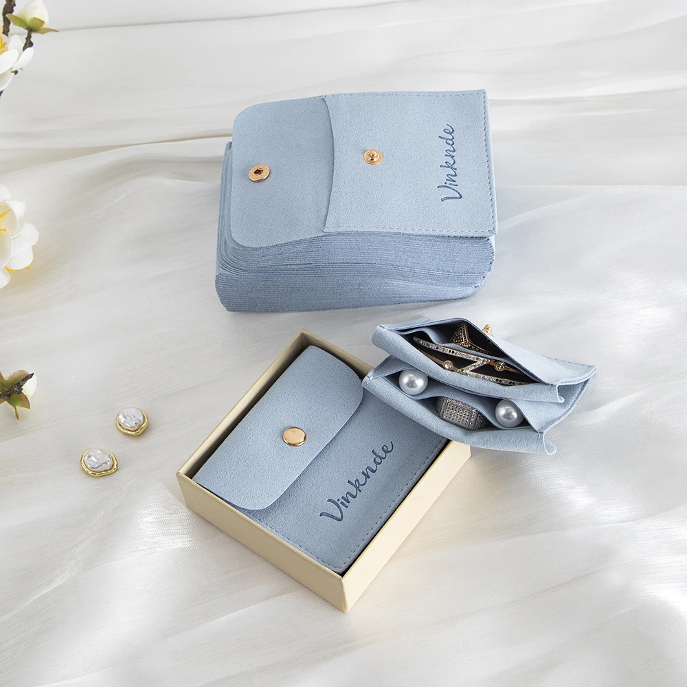 

100 упаковок, персонализированная сумка для ювелирных изделий из микрофибры, 3x3 дюйма, ювелирные изделия ручной работы, серьги, ожерелье, кольцо, сумка-органайзер с логотипом