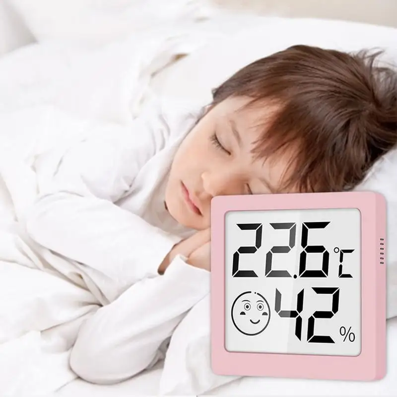 ミニデジタル湿度計,温度計,湿度温度計,赤ちゃんの部屋の電子ゲージ