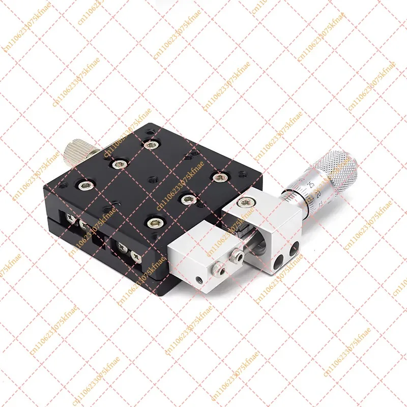 LX40 LX60 LGX40 LGX60 X Axis Optical Displacement Platform 4040mm 6060mm Micrometer Knob Cross Guide Fine Tuning Stage