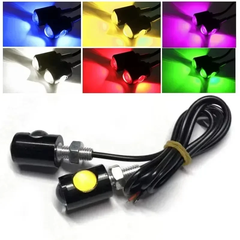 Super Bright LED Number Plate Light 2 Pieces Dual LED Motorc