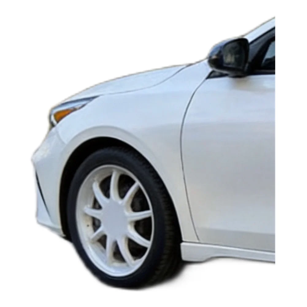 White Exterior Door Handle Front Left Door Handle Trim Quick Installation Process Practical Automotive Accessory