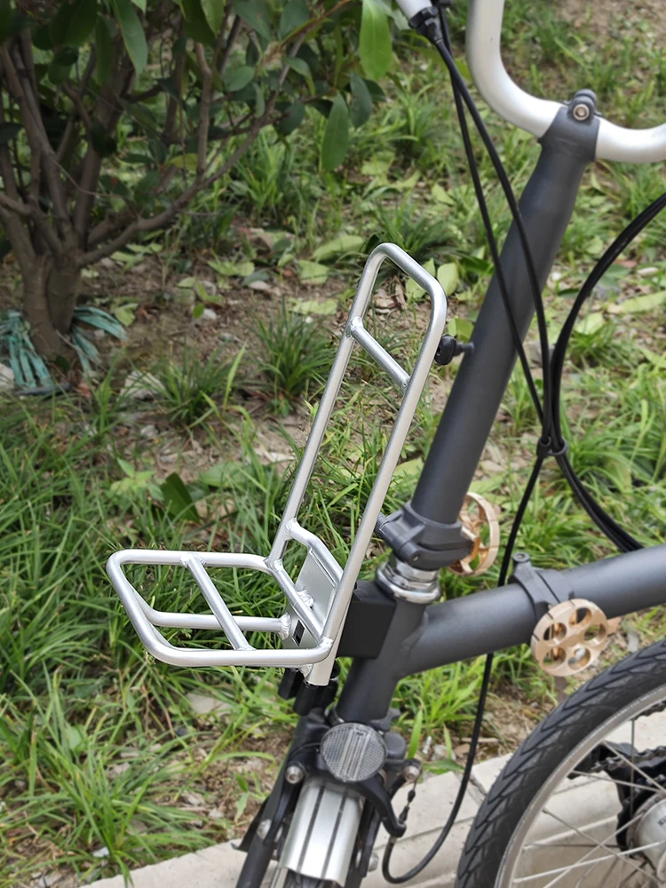 AliExpress NONE Folding Blike Front Rack for Brompton Bicycle Super Lightweight for Brompton bike accessories Aluminum  alloy
