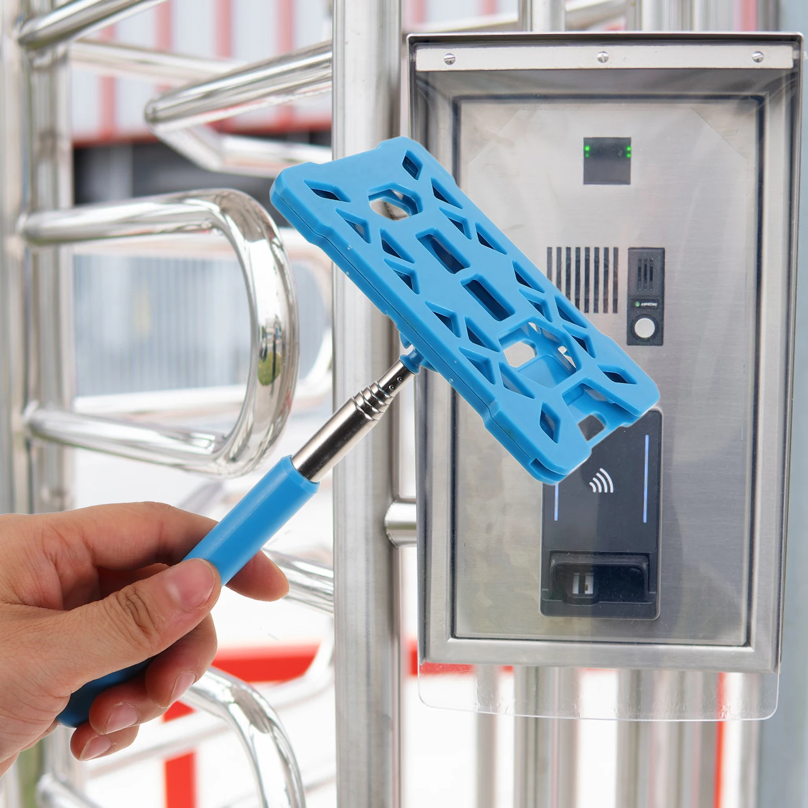 

Card Clip Extension Rod Contactless Toll Stick Parking Extendable Payment Grabber