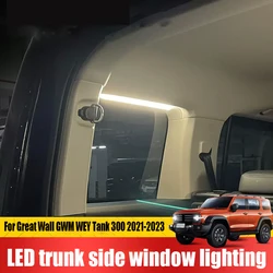 Rear trunk light tailgate side window LED lighting high brightness white light for Great Wall GWM WEY Tank 300 2021 2022 2023