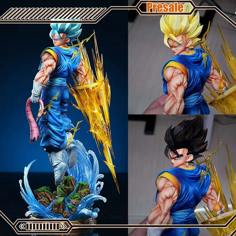 

2025 New Dragon Ball Anime Figure 1/8 Vegetto Action Figurine 3 Heads Vegetto Customized Statue Collection Extra Large Dbz Model