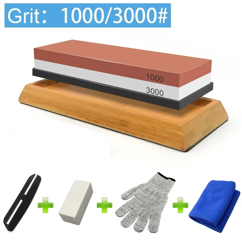 240/800 1000/3000# professional Kitchen Knife Sharpener Corundum Double Side Whetstone Oil Stone Honing knife Sharpening Stone