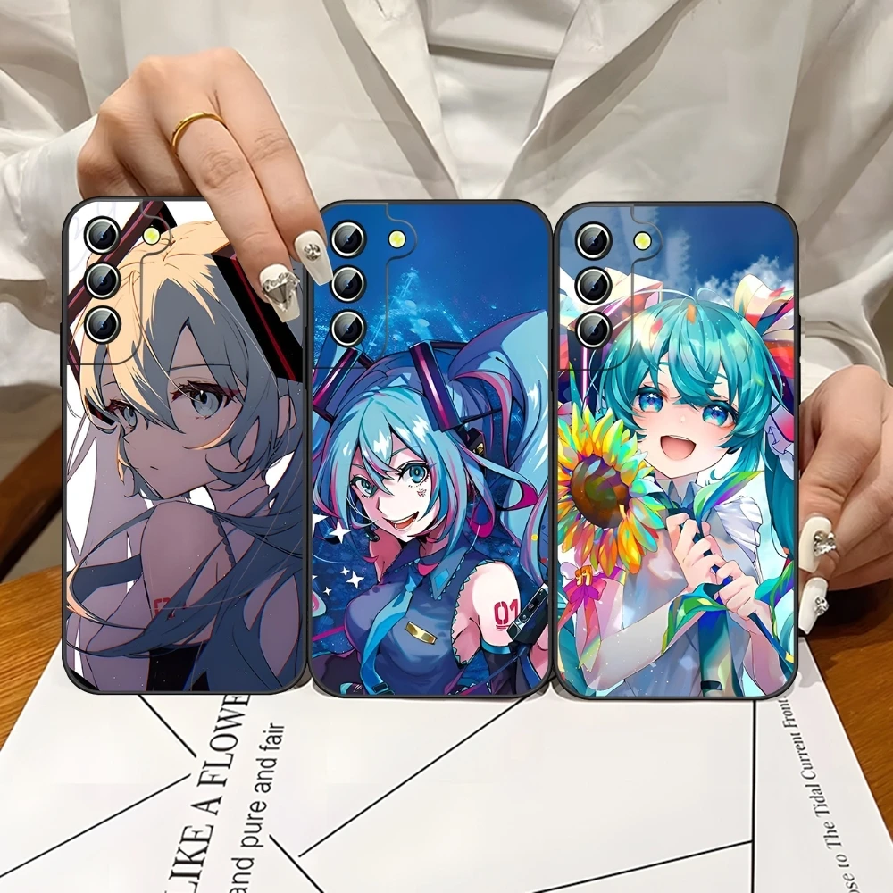 Чехол для телефона H-Hatsune M-Miku для Samsung S24 Ultra S22 S23 S25 S20 Fe S21 Plus Galaxy A54 A34 A16 A53 A13 Cover