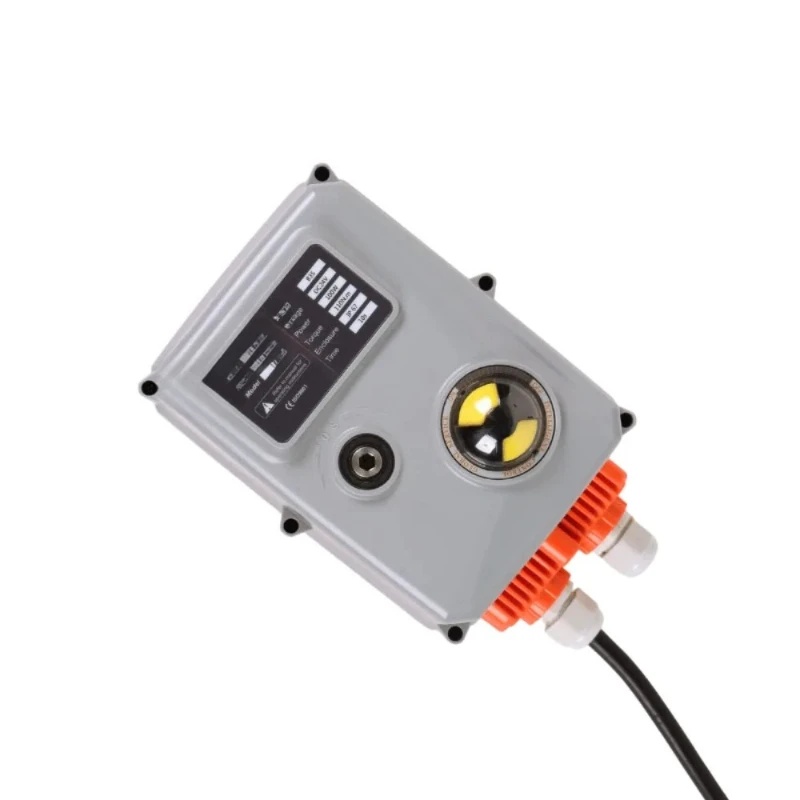 Attuatore elettrico per valvola a sfera con giro rotante motorizzato intelligente AC/DC ad alta pressione 95-265 Parti della valvola di coppia da 90 gradi 100Nm