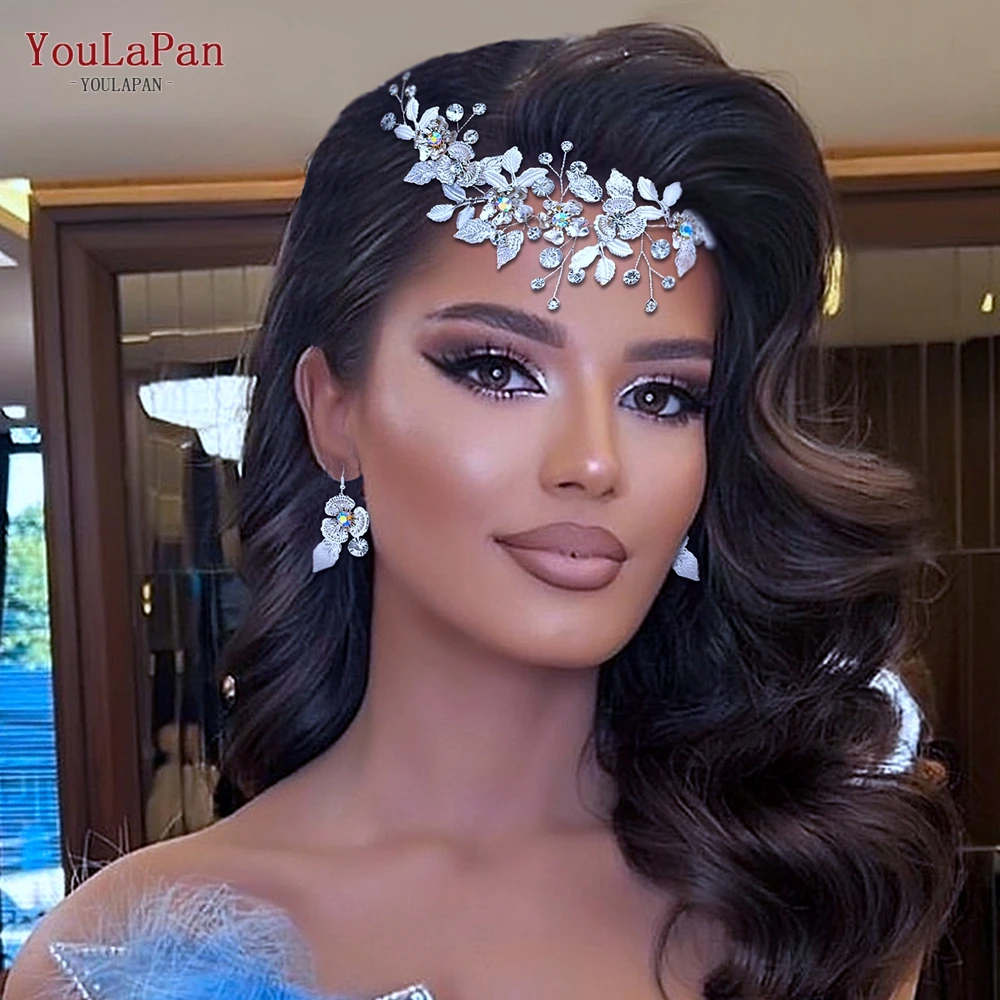 YouLaPan Woman Hair Comb Bridal Headdresses Wedding Hair Accessories Bride Tiara Hair Clip Pageant Headwear for Party HP523