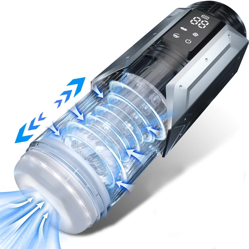 Automatic Male Masturbator Cup 7 Sucking Rotating Licking Thusting Pocket Pussy Stroker Blowjob Sex Toys For Men Sex Machiel