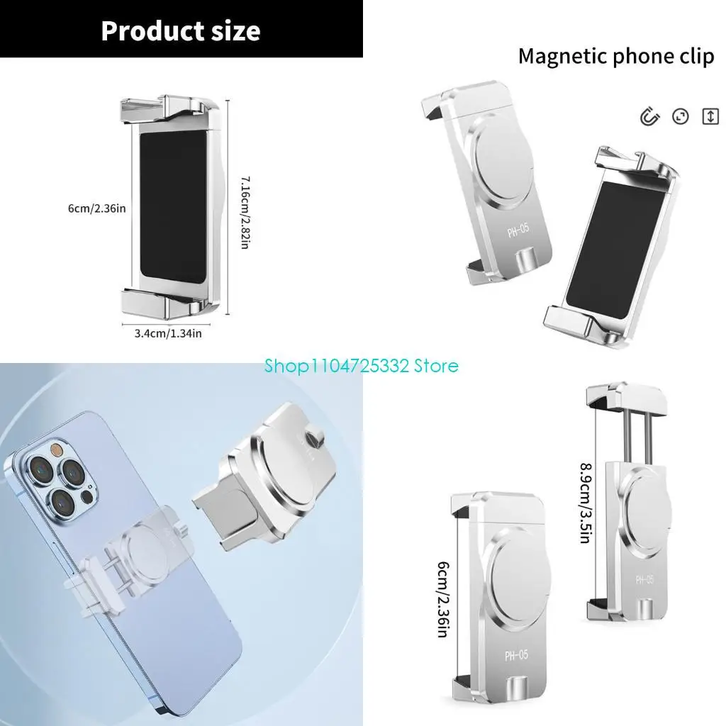 

P5EA защищает держатель смартфона с магнитным прикреплением для OM6/5/4 с резистентной силиконовой прокладкой с царапинами