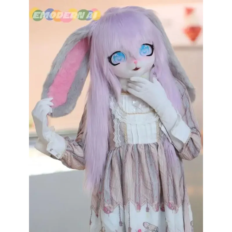 

Fursuit Kigurumi Furry Headsets Cosplay Costumes Comiket Furries Rubbit Doll Cat Comiket Furries Doll costumes Animal
