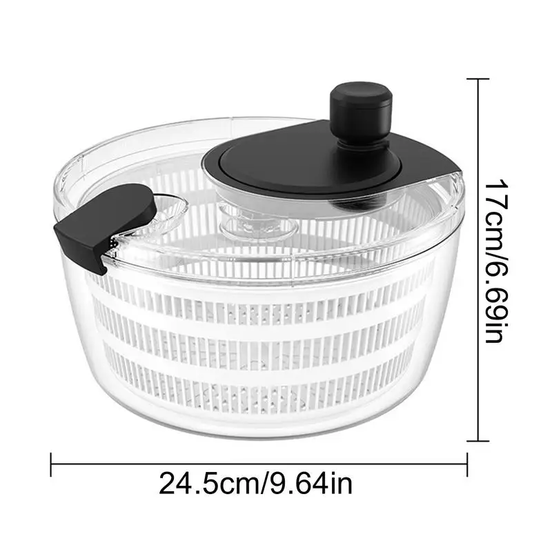 Fruit Washer Spinner Bowl Vegetable Dryer Spinner Split Structure Vegetable Washing Basket Spinner With Lid Kitchen Gadgets