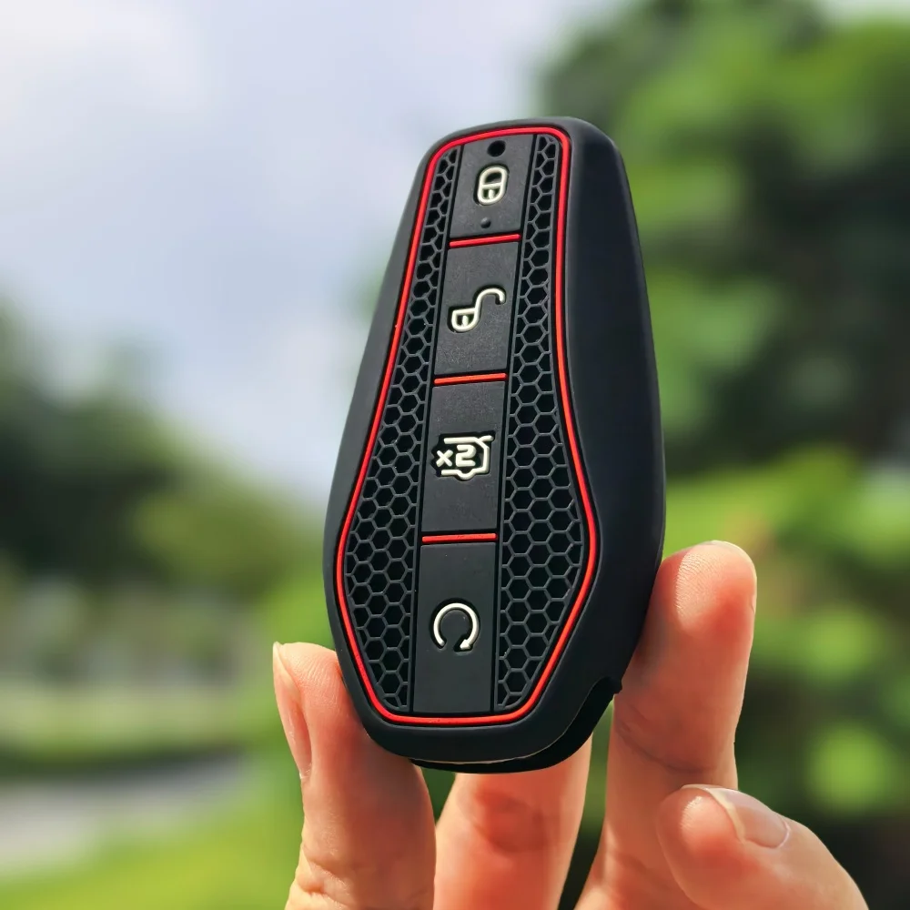 New Fashion Silicone Holder Key Case For BYD Atto 3 Han EV Dolphin Song PRO Max Tang DM Yuan Dolphin E2 Qin PLUS Car Key Cover