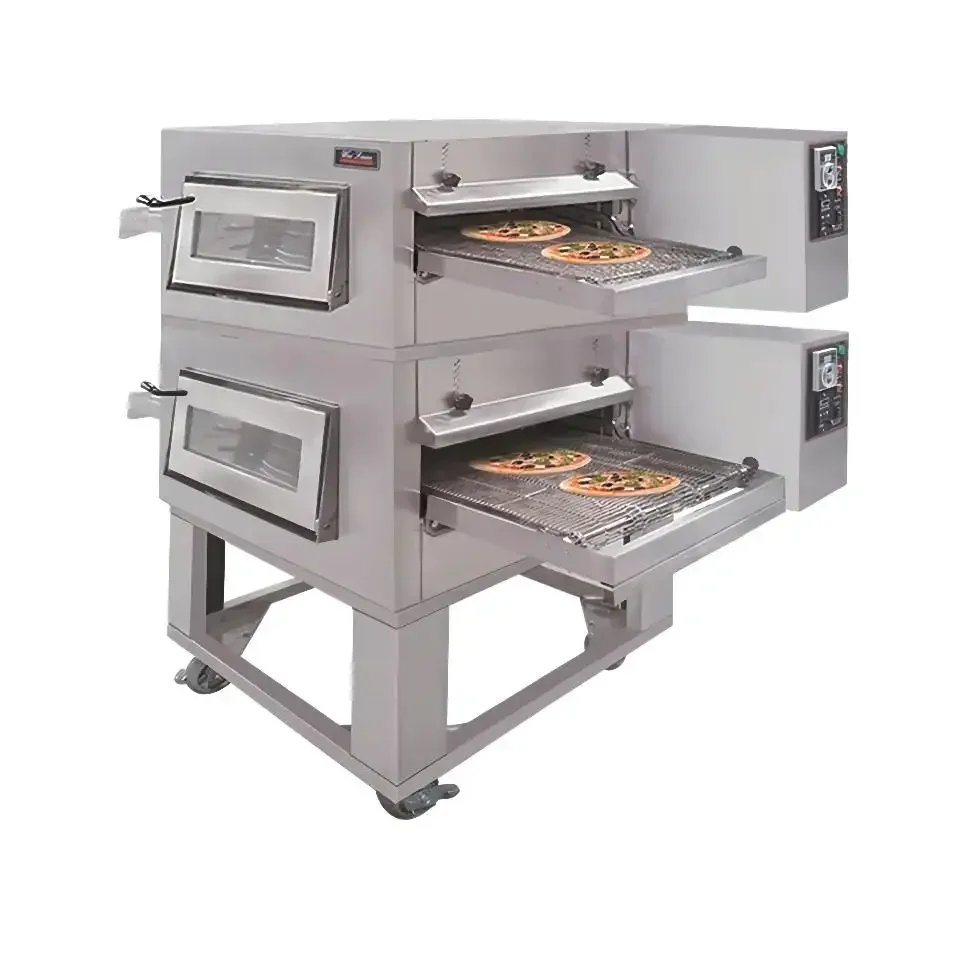 Horizontal Type 2 Tray French Bread Bakery Baking Oven Pizza Gas Convection Oven