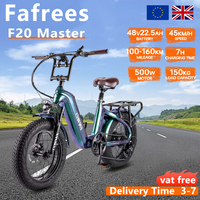 Fafrees F20 Master Electric Bicycle 500W Motor 48V 22.5Ah Lithium Removable Battery 20 Inch Fat Tire Carbon-fiber E-bike