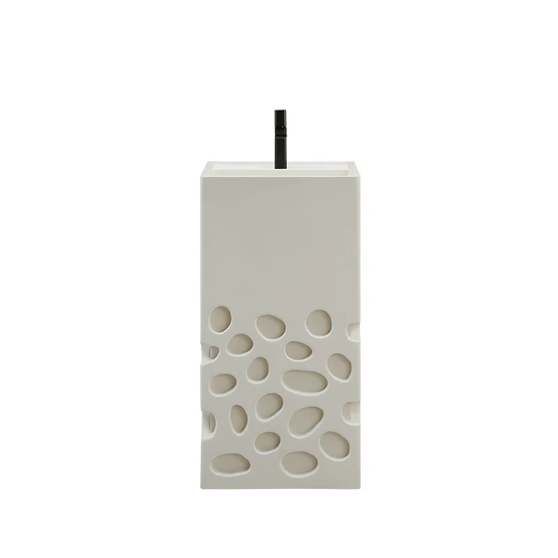 

Column basin floor-to-ceiling integrated art hand-washing basin