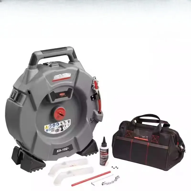 SpotK9-102 Electric Flexible Shaft Pipe Dredger Sewage Oil Pollution Cleaning Kit for Pipe Wall DrainGoods Goods