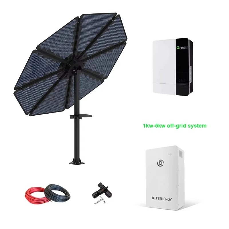 

1000W Home Photovoltaic Solar System Complete Solar Flower System