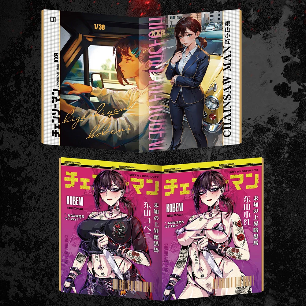 Groothandel 1/2/4 Dozen Kettingzaag Man Kaarten Japanse Anime Booster Box Ccg Acg Tcg Collectie Kaarten Doujin Game Speelgoed Hobby Geschenken