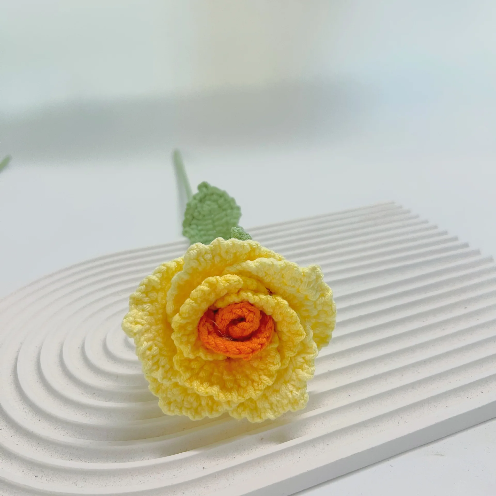 

Hand-Woven Rose Artificial Flower 10PCS Eternal Artificial Flower Birthday Valentine's Day Gift Home Decor Everlasting Flower