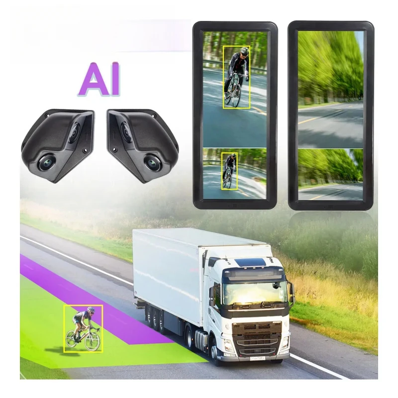 Blind‑Spot Detection Electronic Side‑Mirror Assembly Exterior Body Parts