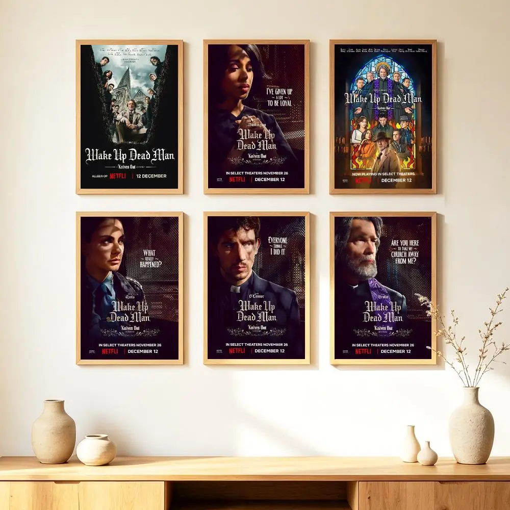 movie Wake Up Dead Man Poster HD Poster Warm Home Decoration Suitable for Bedroom and Living Room Gifts Giving