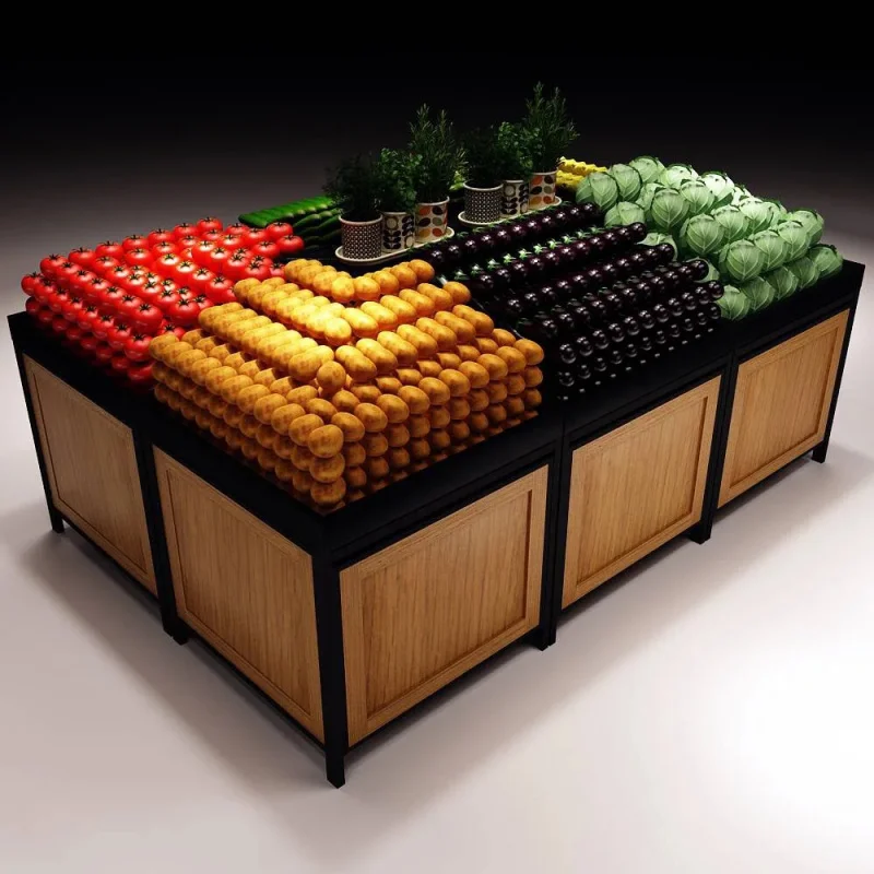 custom.Fruit Vegetable Display Units