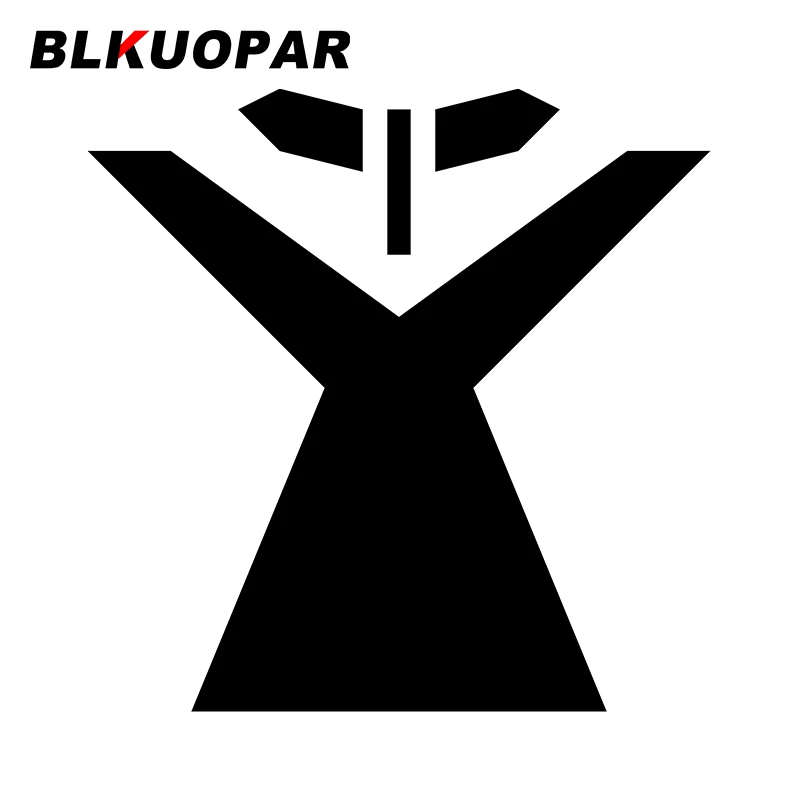 BLKUOPAR für Crossroad-Autoaufkleber, wasserdicht, kreative Aufkleber, kratzfest, gestanzt, für Windschutzscheibe, Wohnwagen, Fenster, Dekor, Autoetikett