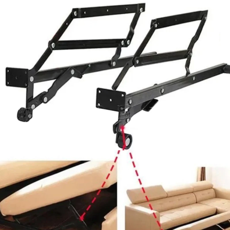 

Sofa bed, furniture accessories, multifunctional invisible folding bed with hidden feet, flip and retractable hinges