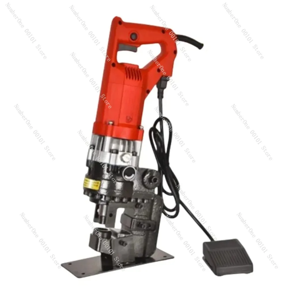 16T End Electro-Hydraulic Punching Machine Angle Steel Channel Steel Small Portable Stainless Steel Hole Cutting Punch Mold