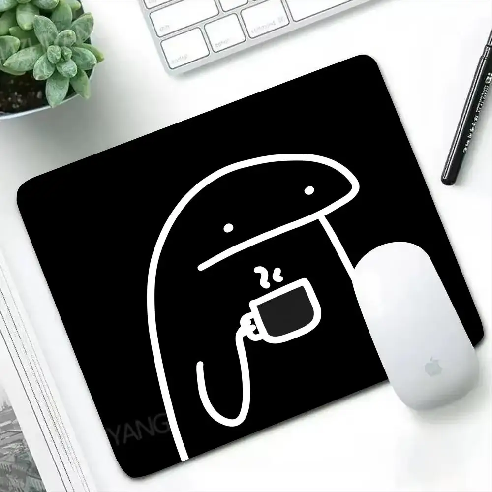 Cute minimalist black line drawing Mouse Pad Computer Office Table Mats Rubber Anti-slip Gaming Keyboard Mousepad Long Desk Pads