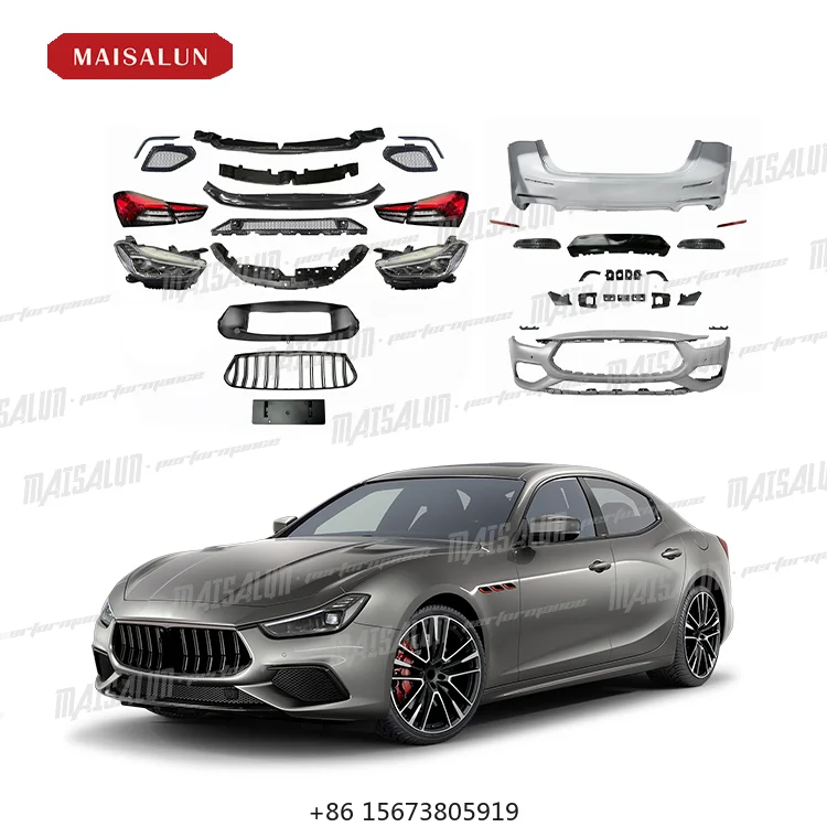 

For T Style Bodykit New Plastic Front & Rear Bumpers Headlight & Taillight Complete Body Kit