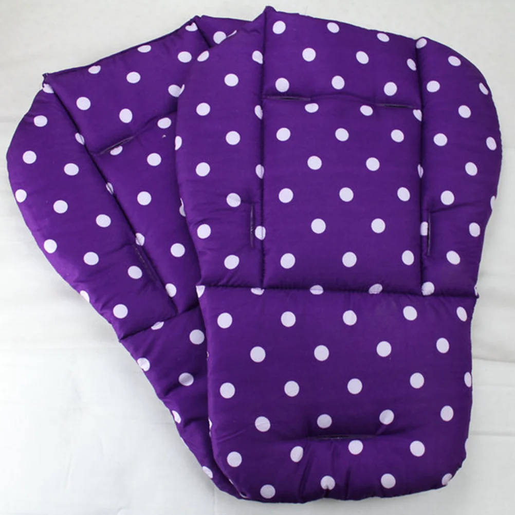 Universal Waterproof Baby Stroller Cushion Pad Dot Pattern Liner Padding Liner Pad Double Side Baby Support Pram Padding Liner T