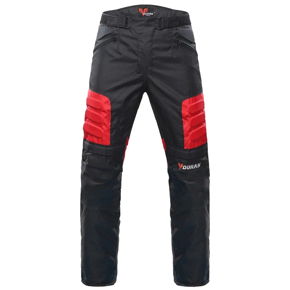 DUHAN Windproof Motocross Pants Motorcycle Pants Men Motorcycle Jacket Wear-resistant Body Armor Moto Clothing for Winter