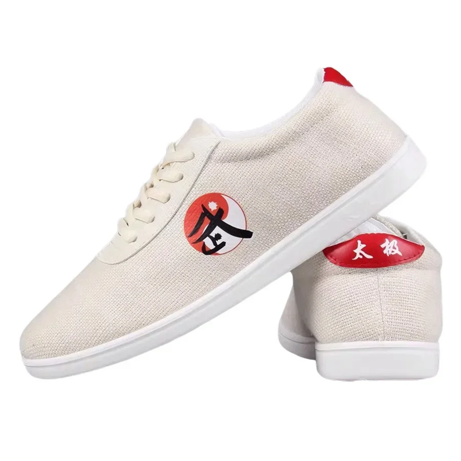 Canvas Leather Chinese KungFu Martial Arts TaiChi Taekwondo WuShu Karate Sport Shoes Sneakers Adult Karate & Taekwondo Shoes