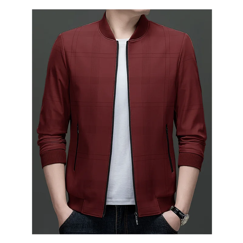 

Men's Coat Business Casual Solid Color Long Sleeve Cardigan Jacket