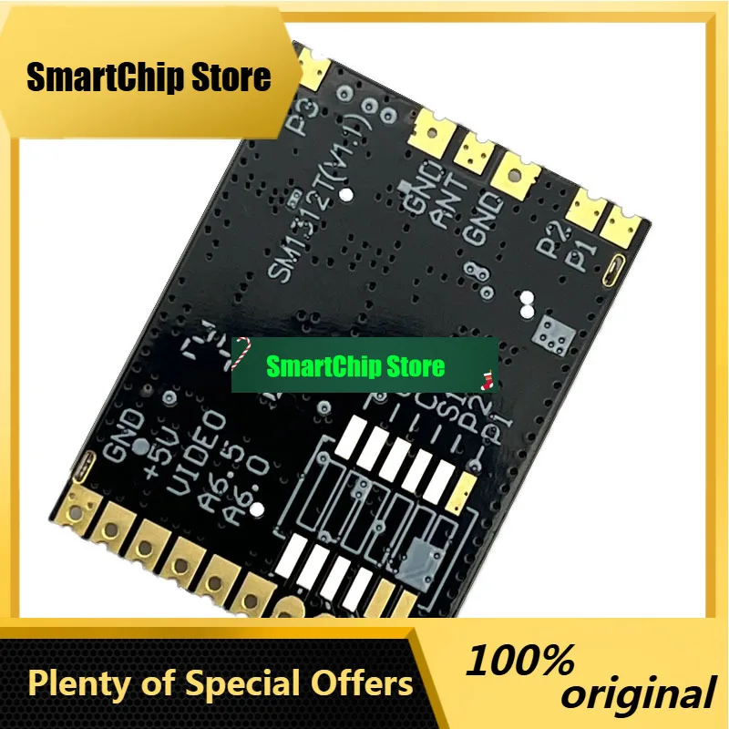 SmCp1.3G 1.2G VTX 8CH 800MW Audio Video FPV Transmitter Receiver Module 7-36V For Remote FPV Drone Quadcopter RC Cars
