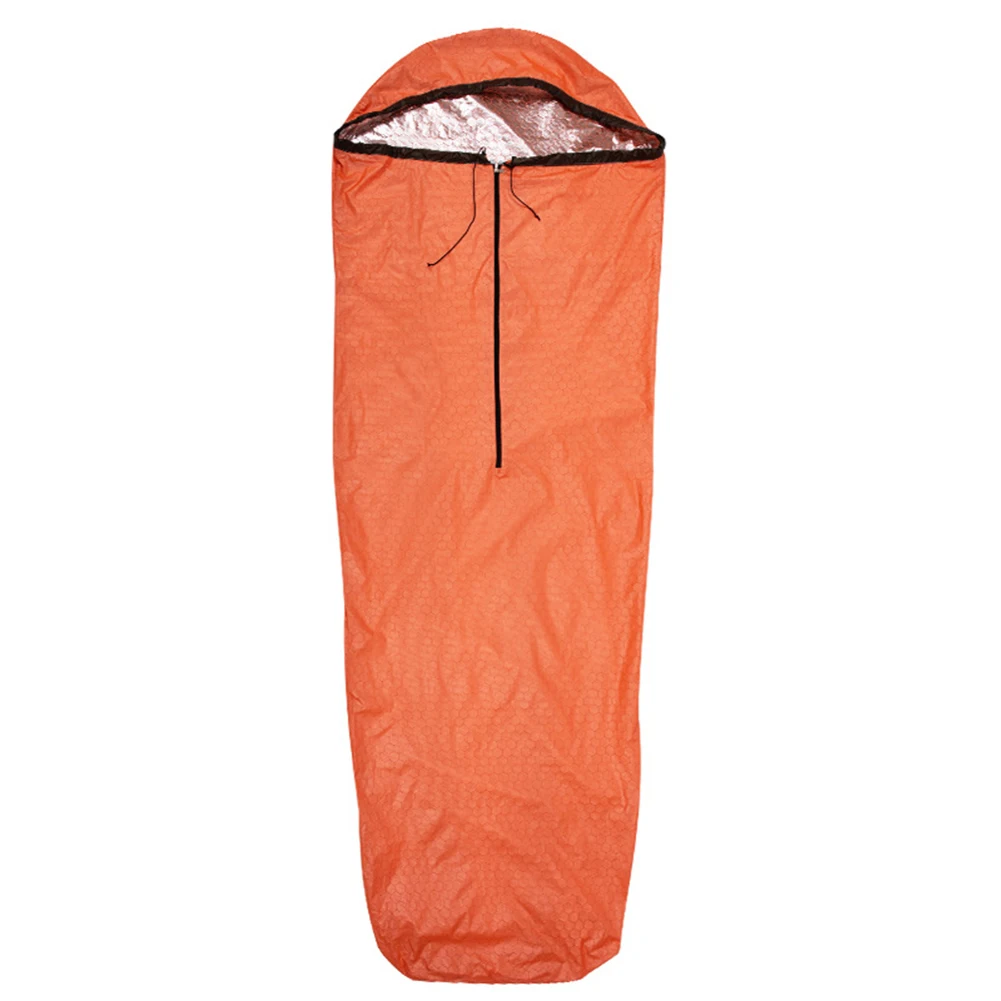 

Rescue Blanket Sleeping Bag Protect Replacement Strong Reflective Ultra-thin W/ Storage Bag 208 * 81cm Brand New