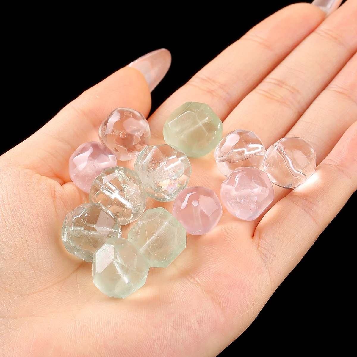 1 Pc Natural Stone Green Quartz Green Fluorite Pineapple Bead For Jewelry Making Diy Necklace Bracelet Accessory Wholesale