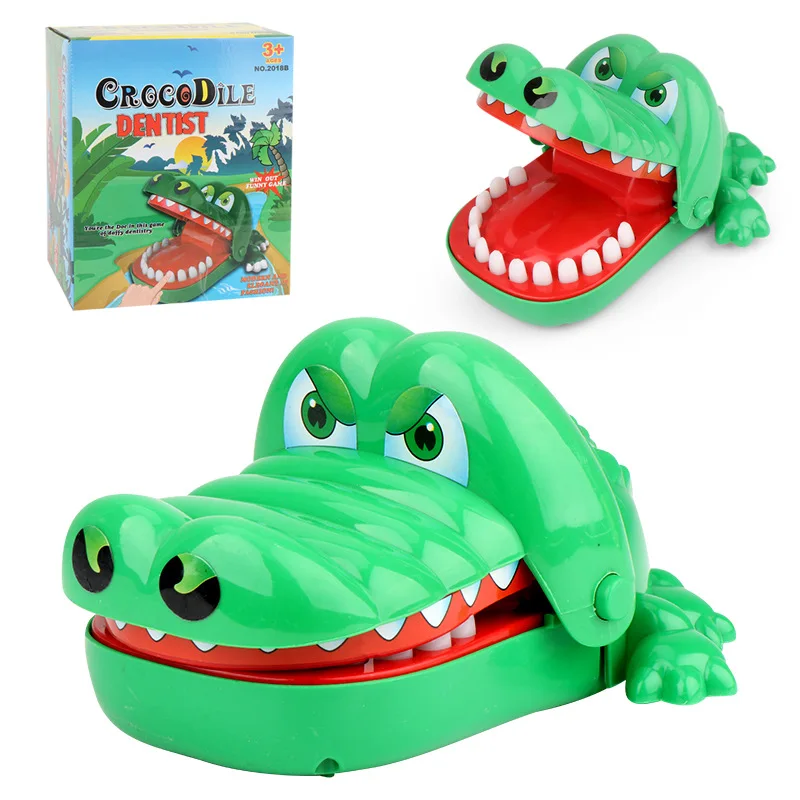 New Crocodile Teeth Toy Children's Crocodile Bite Finger Response Training Parent Child Interaction prank Children's Toy Gifts