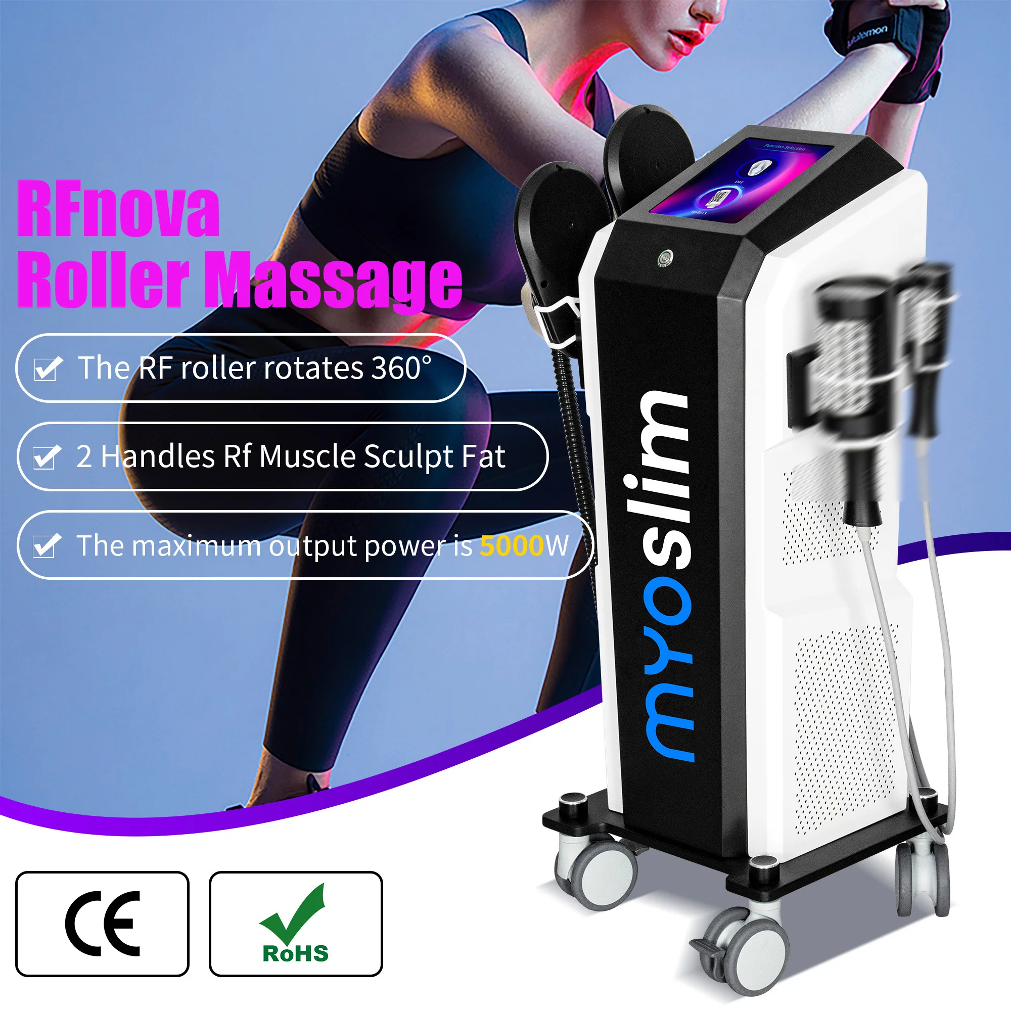 

Myoslim 15 Tesla RF Professional Body Sculpt 6500W myoslim Slimming Machine DLS-EMST Muscle Stimulator