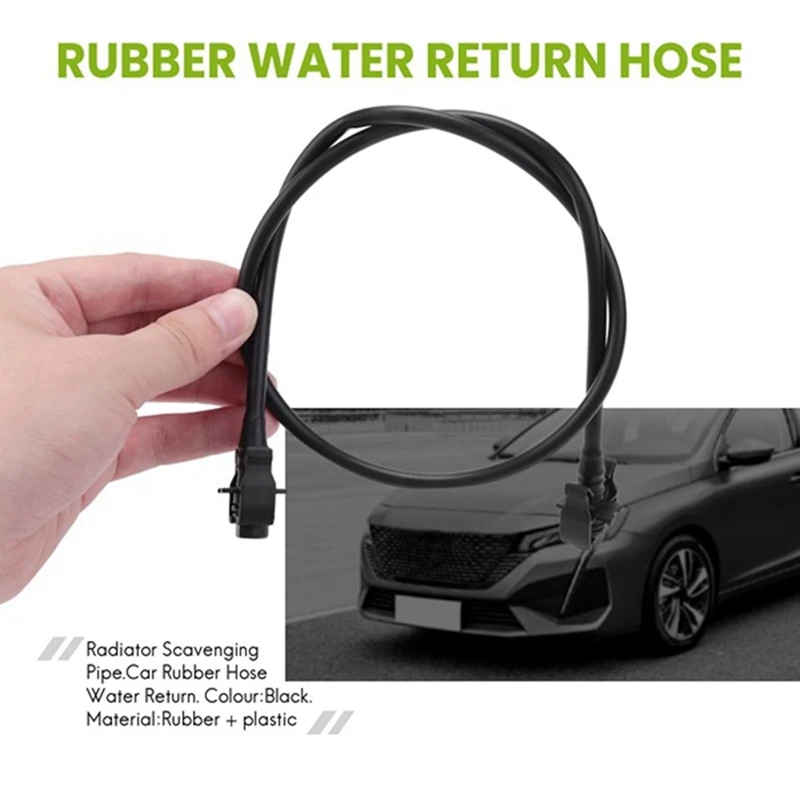 3Pcs Car Rubber Hose Water Return Radiator Scavenging Pipe For Peugeot/Citroen 1323Y2